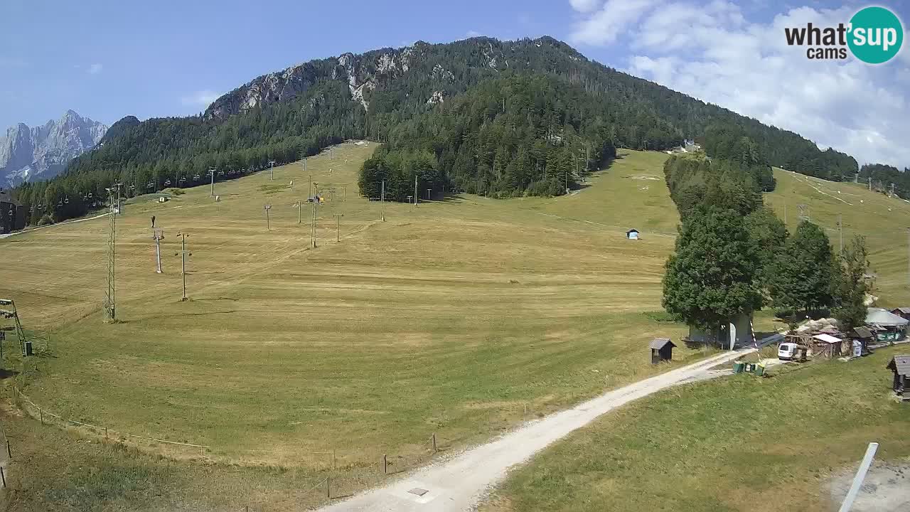 Meteo Kranjska Gora webcam | Piste da sci Kekec – Mojca – Rožle