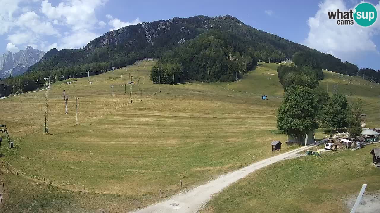 Meteo Kranjska Gora webcam | Piste da sci Kekec – Mojca – Rožle