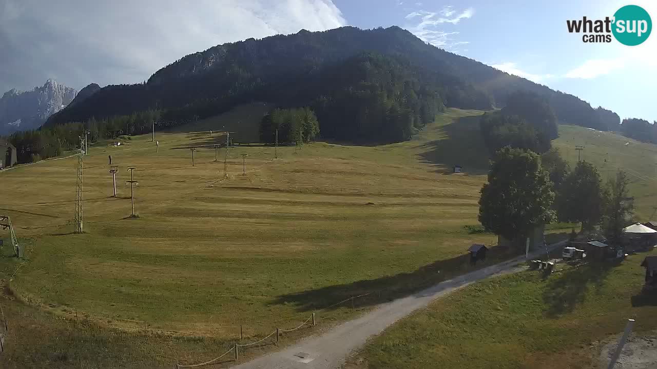 Meteo Kranjska Gora webcam | Piste da sci Kekec – Mojca – Rožle