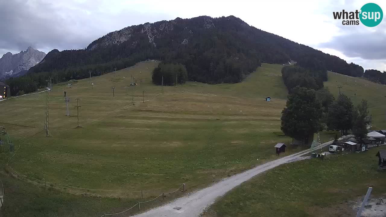 Meteo Kranjska Gora webcam | Piste da sci Kekec – Mojca – Rožle
