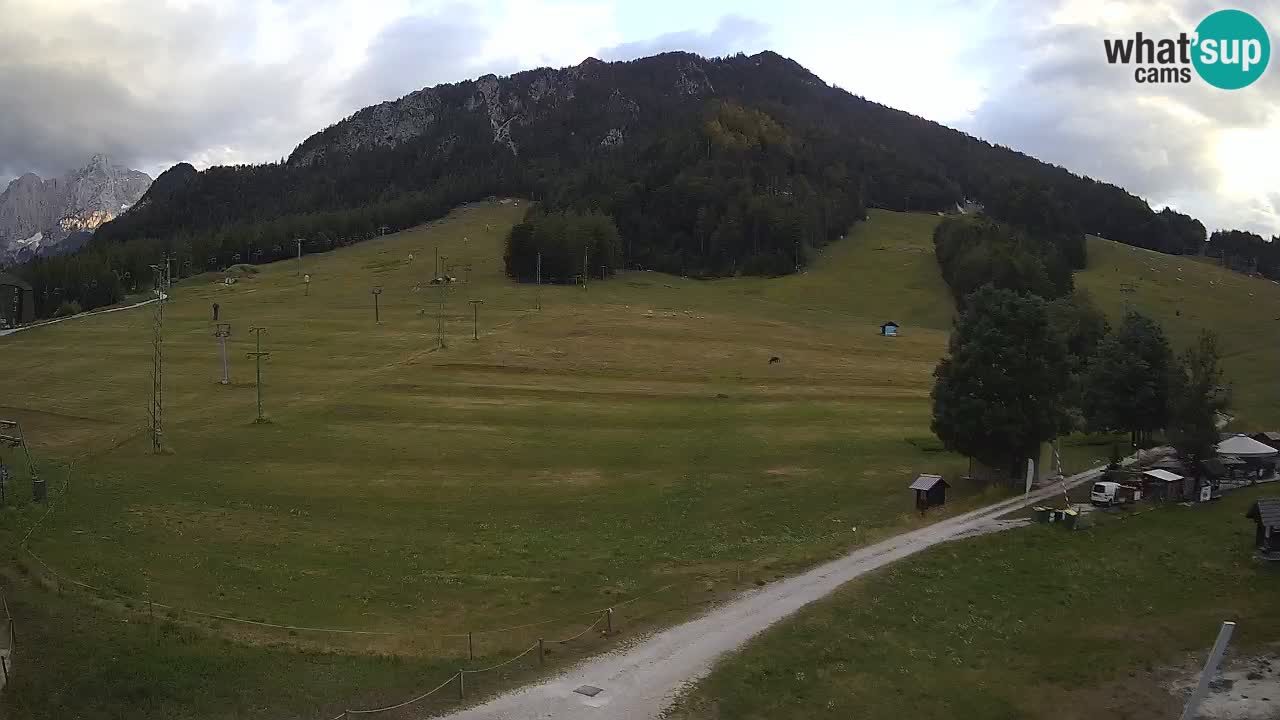 Meteo Kranjska Gora webcam | Piste da sci Kekec – Mojca – Rožle