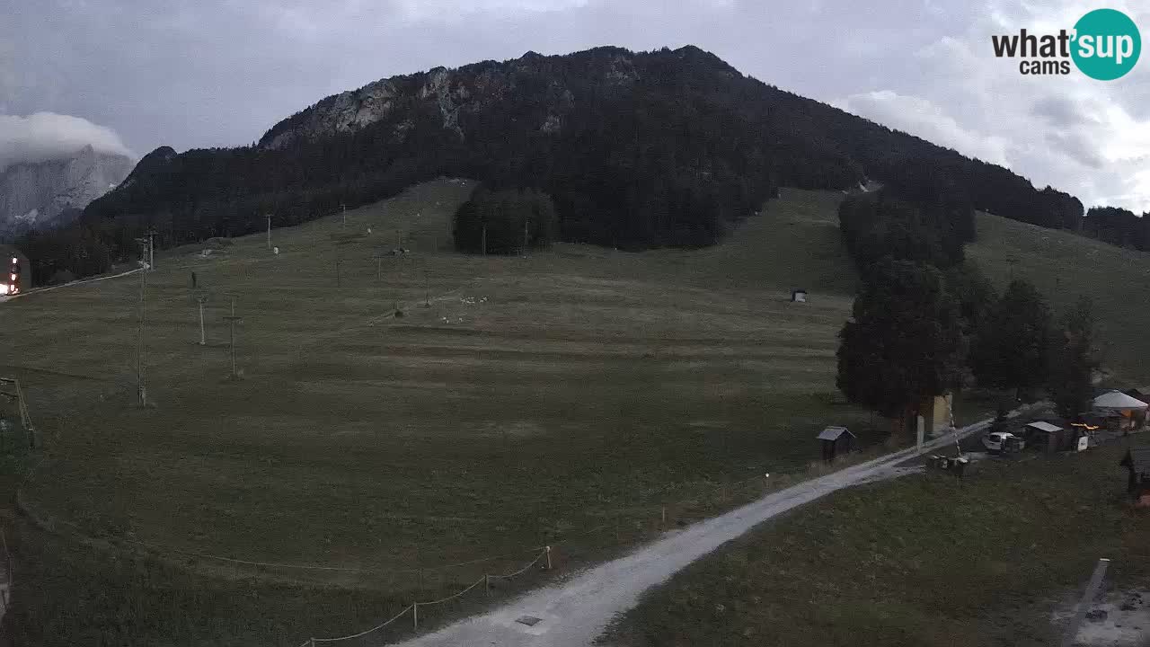 Meteo Kranjska Gora webcam | Piste da sci Kekec – Mojca – Rožle