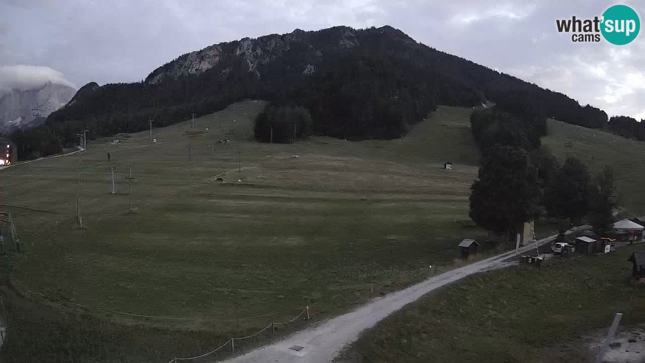Meteo Kranjska Gora webcam | Piste da sci Kekec – Mojca – Rožle