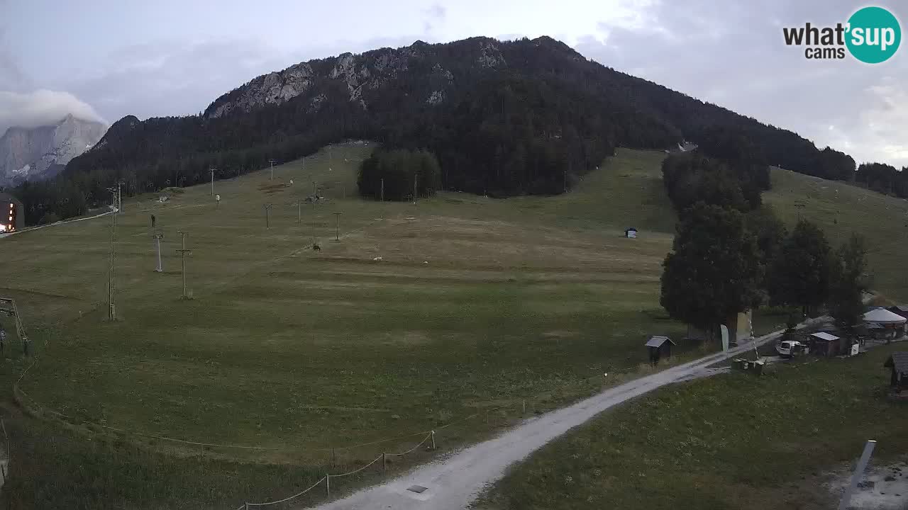 Meteo Kranjska Gora webcam | Piste da sci Kekec – Mojca – Rožle