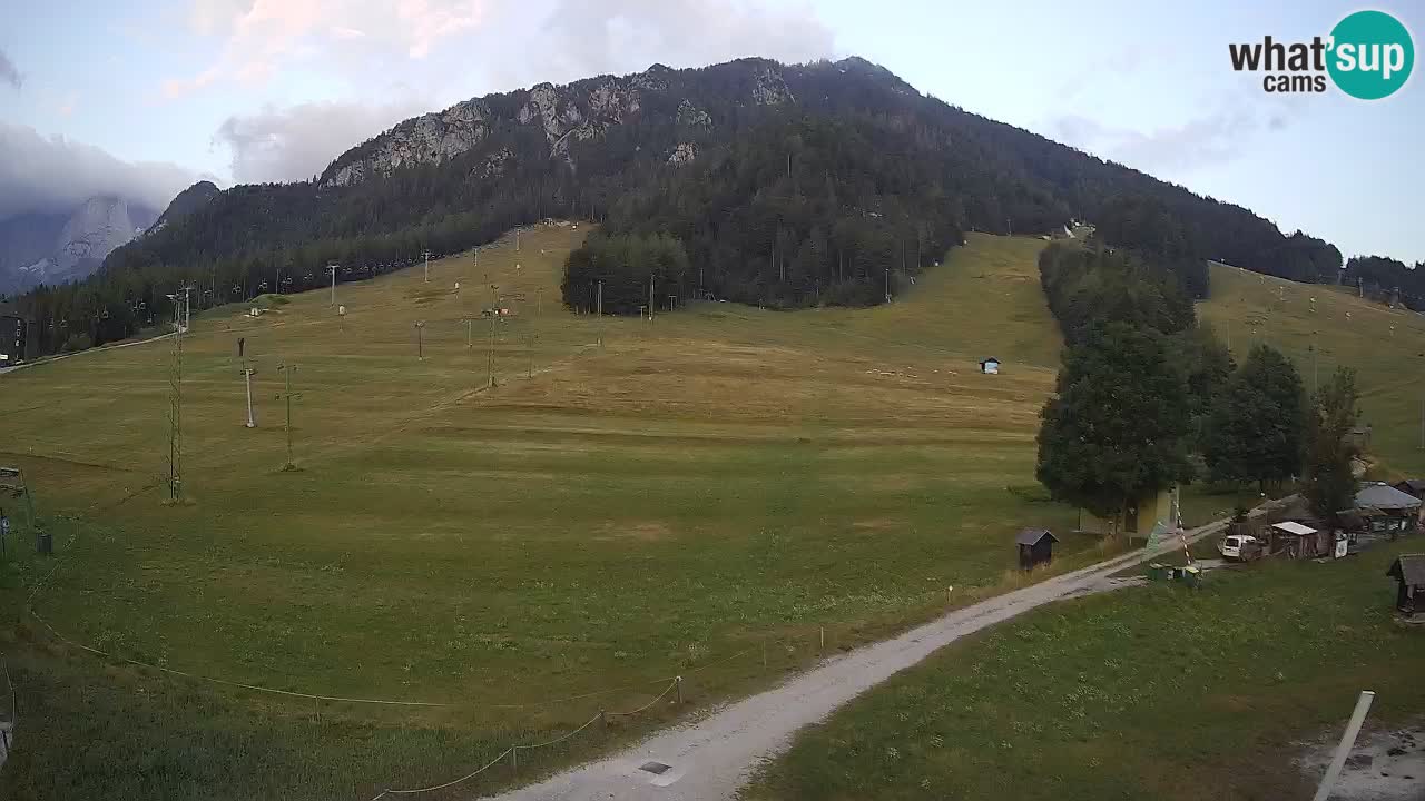 Meteo Kranjska Gora webcam | Piste da sci Kekec – Mojca – Rožle
