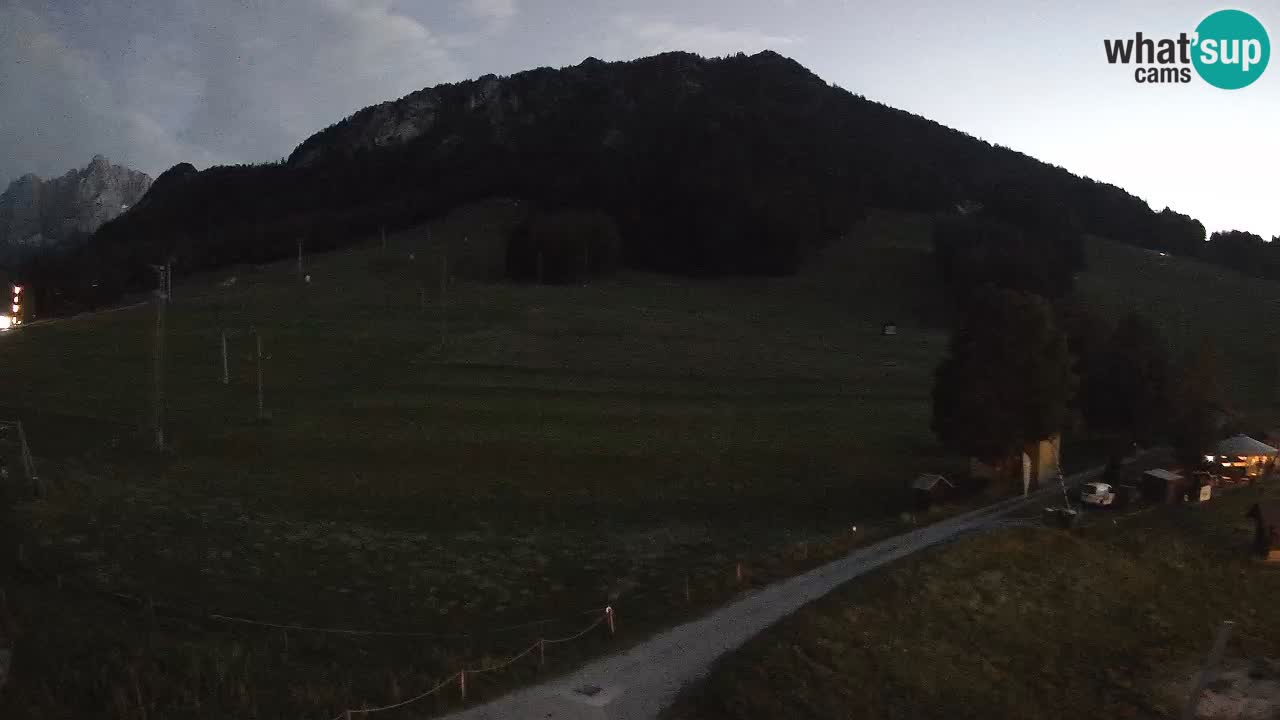 Meteo Kranjska Gora webcam | Piste da sci Kekec – Mojca – Rožle