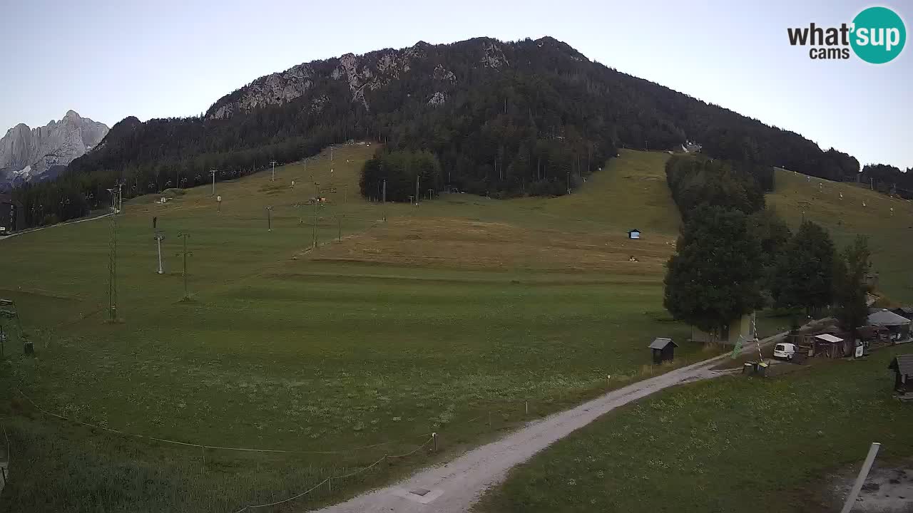 Meteo Kranjska Gora webcam | Piste da sci Kekec – Mojca – Rožle