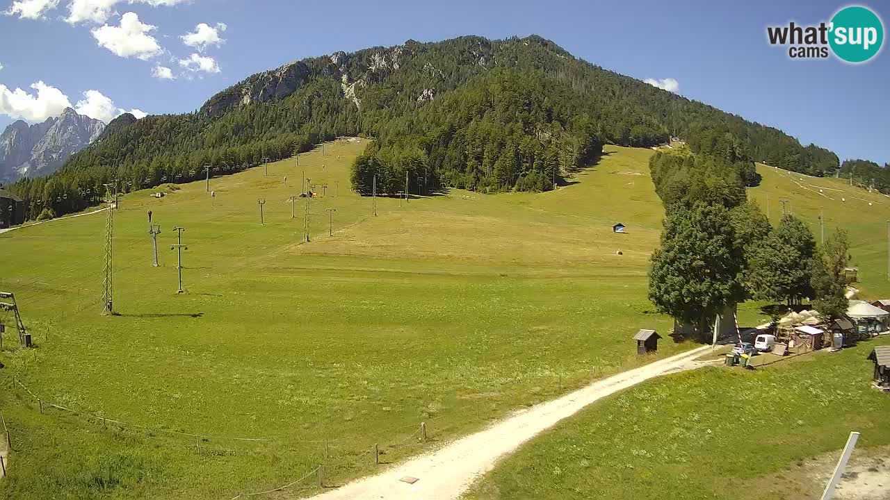 Meteo Kranjska Gora webcam | Piste da sci Kekec – Mojca – Rožle
