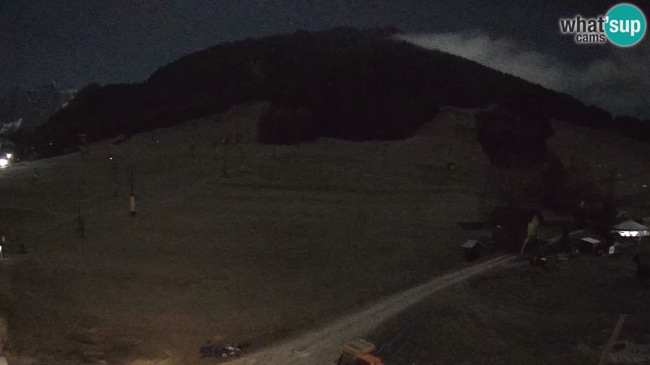 Meteo Kranjska Gora webcam | Piste da sci Kekec – Mojca – Rožle