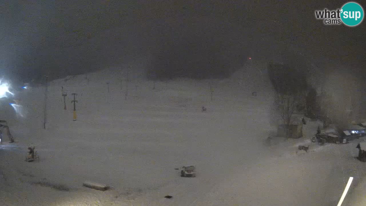 Meteo Kranjska Gora webcam | Piste da sci Kekec – Mojca – Rožle