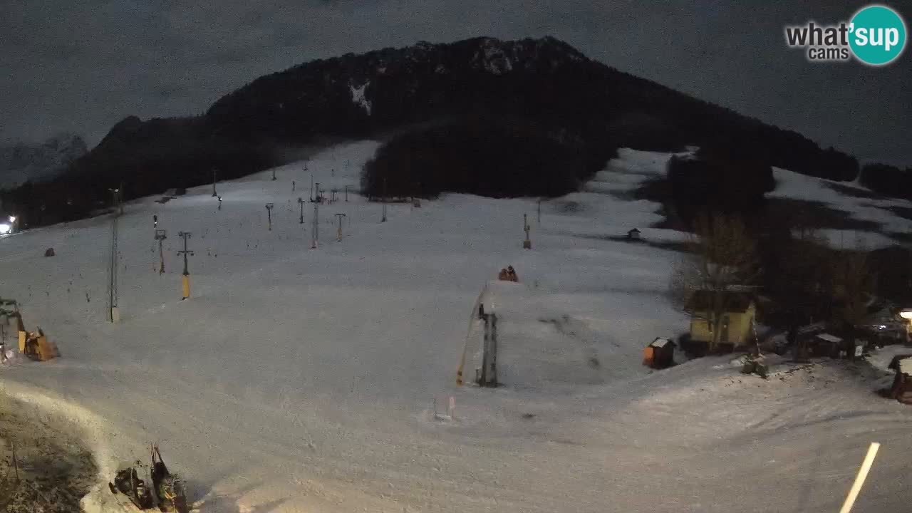 Meteo Kranjska Gora webcam | Piste da sci Kekec – Mojca – Rožle