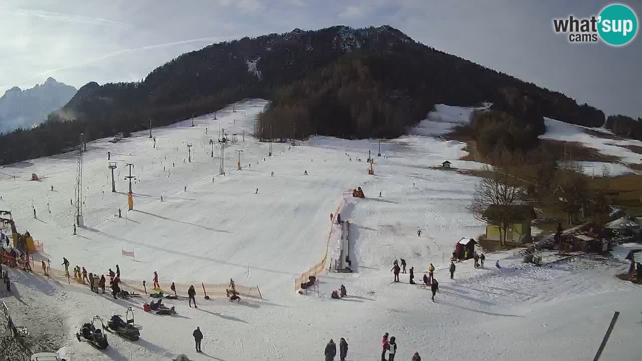 Meteo Kranjska Gora webcam | Piste da sci Kekec – Mojca – Rožle
