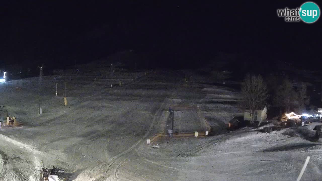 Meteo Kranjska Gora webcam | Piste da sci Kekec – Mojca – Rožle