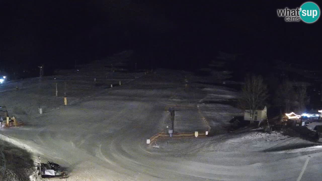 Meteo Kranjska Gora webcam | Piste da sci Kekec – Mojca – Rožle