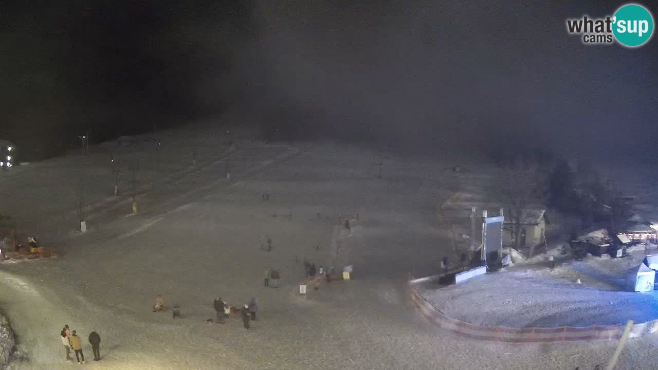 Meteo Kranjska Gora webcam | Piste da sci Kekec – Mojca – Rožle