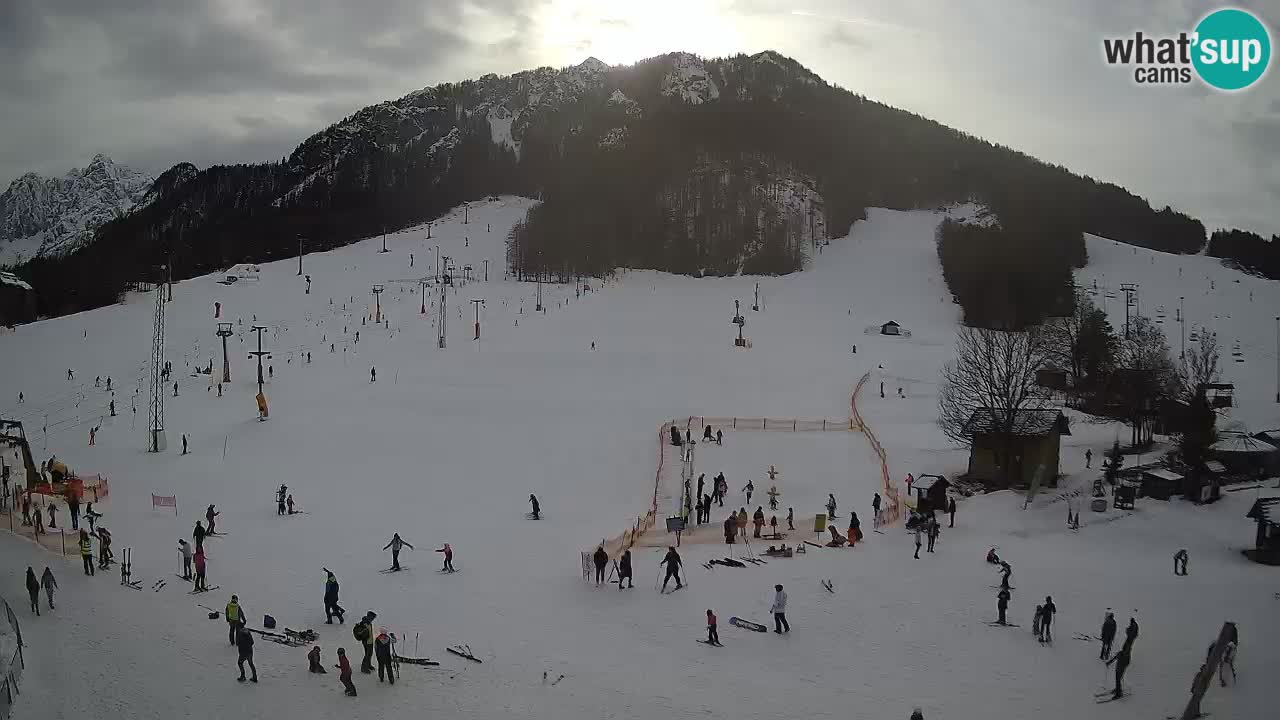 Meteo Kranjska Gora webcam | Piste da sci Kekec – Mojca – Rožle