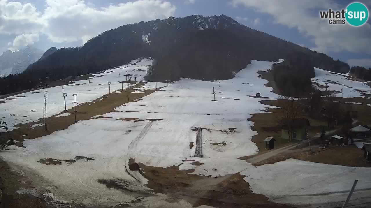 Meteo Kranjska Gora webcam | Piste da sci Kekec – Mojca – Rožle