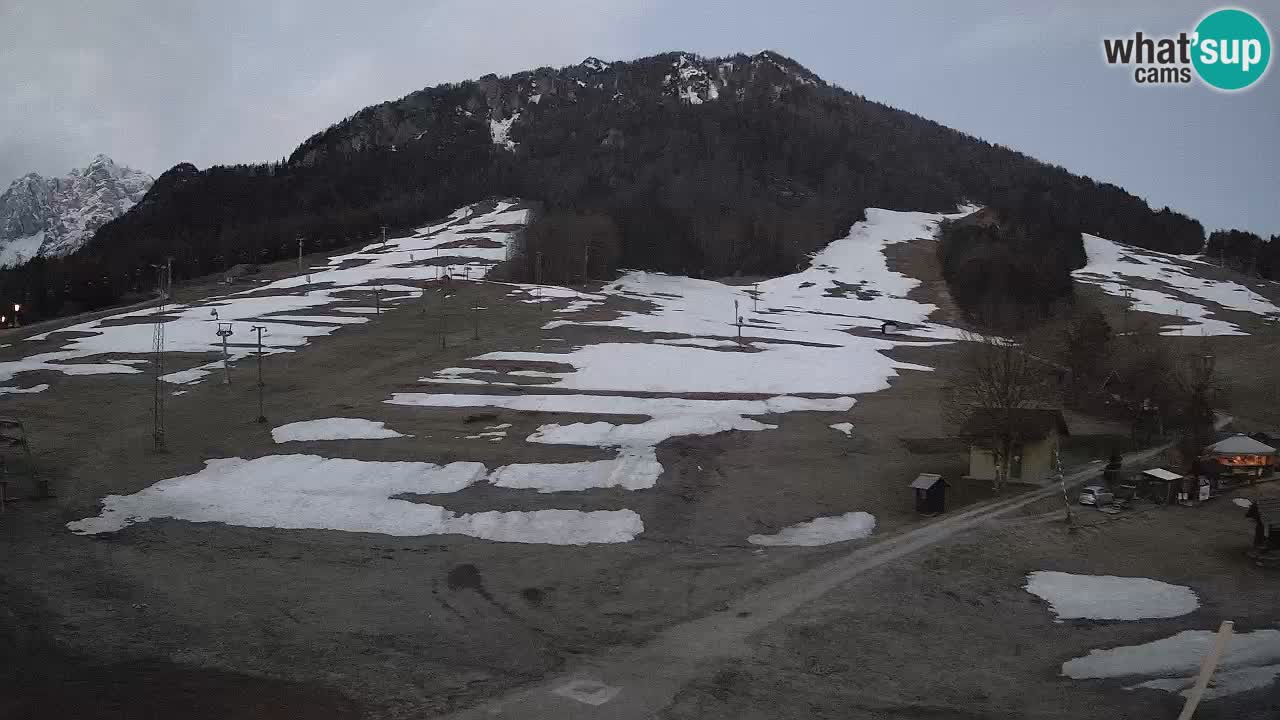 Meteo Kranjska Gora webcam | Piste da sci Kekec – Mojca – Rožle