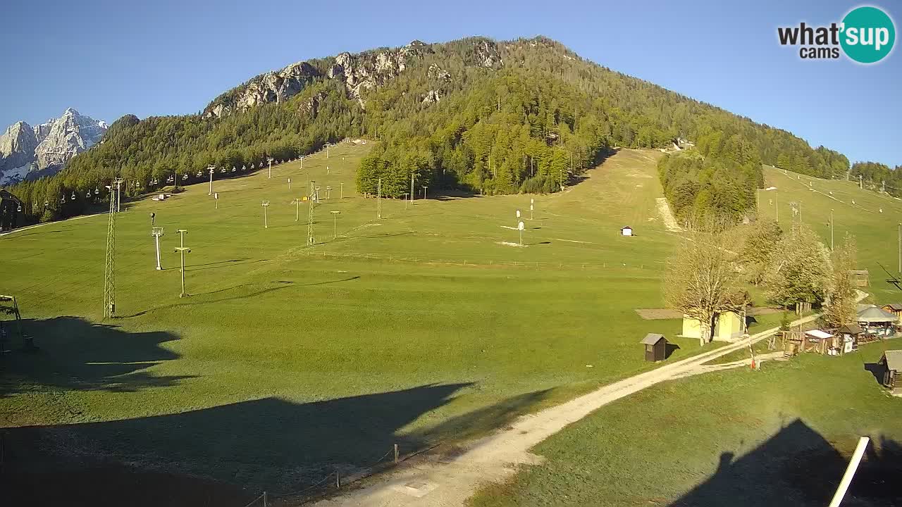 Meteo Kranjska Gora webcam | Piste da sci Kekec – Mojca – Rožle