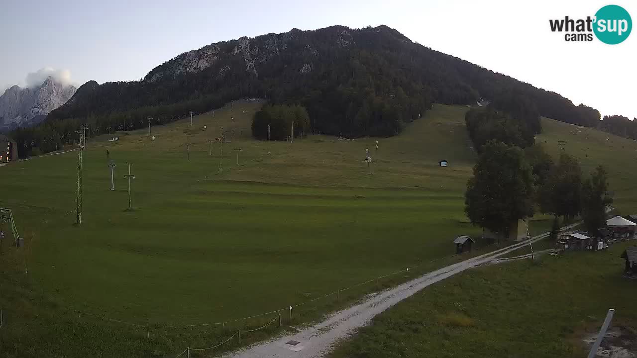 Meteo Kranjska Gora webcam | Piste da sci Kekec – Mojca – Rožle