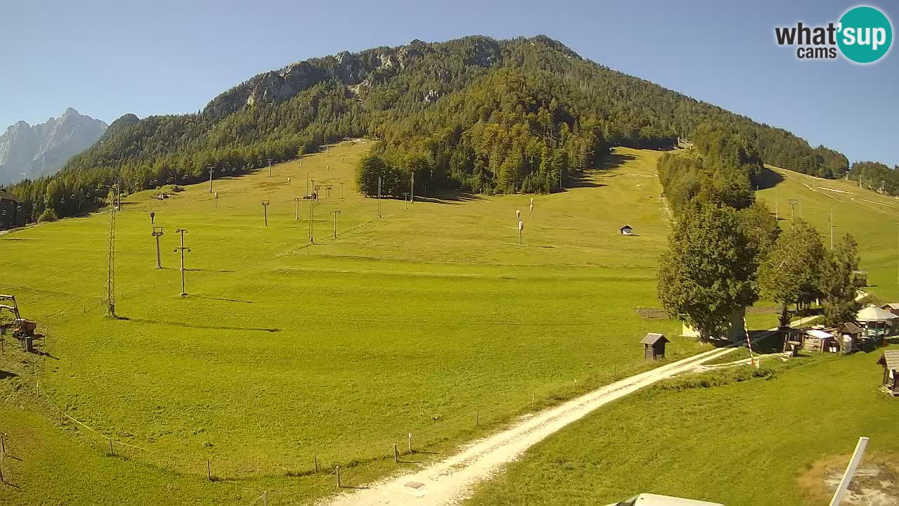 Meteo Kranjska Gora webcam | Piste da sci Kekec – Mojca – Rožle