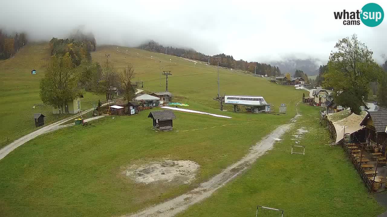 SKI Kranjska Gora webcam – Spiaggia – Piste Kekec e Mojca