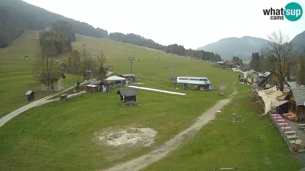 SKI Kranjska Gora webcam – Spiaggia – Piste Kekec e Mojca