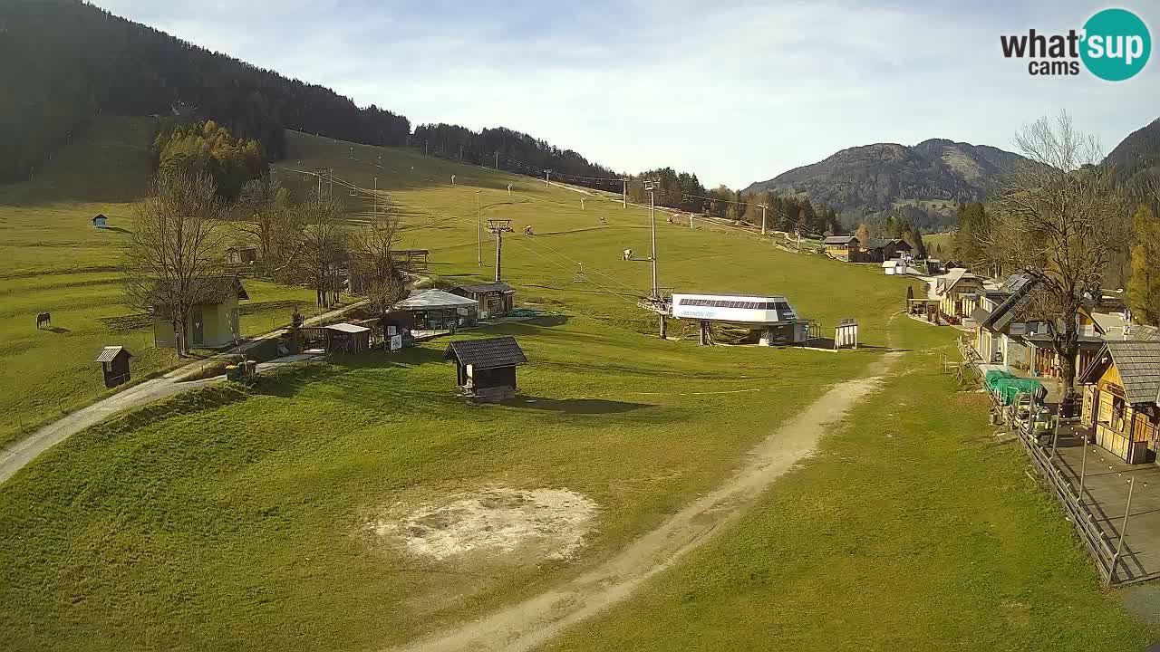 Kranjska Gora kamera Plaža – center dogajanja