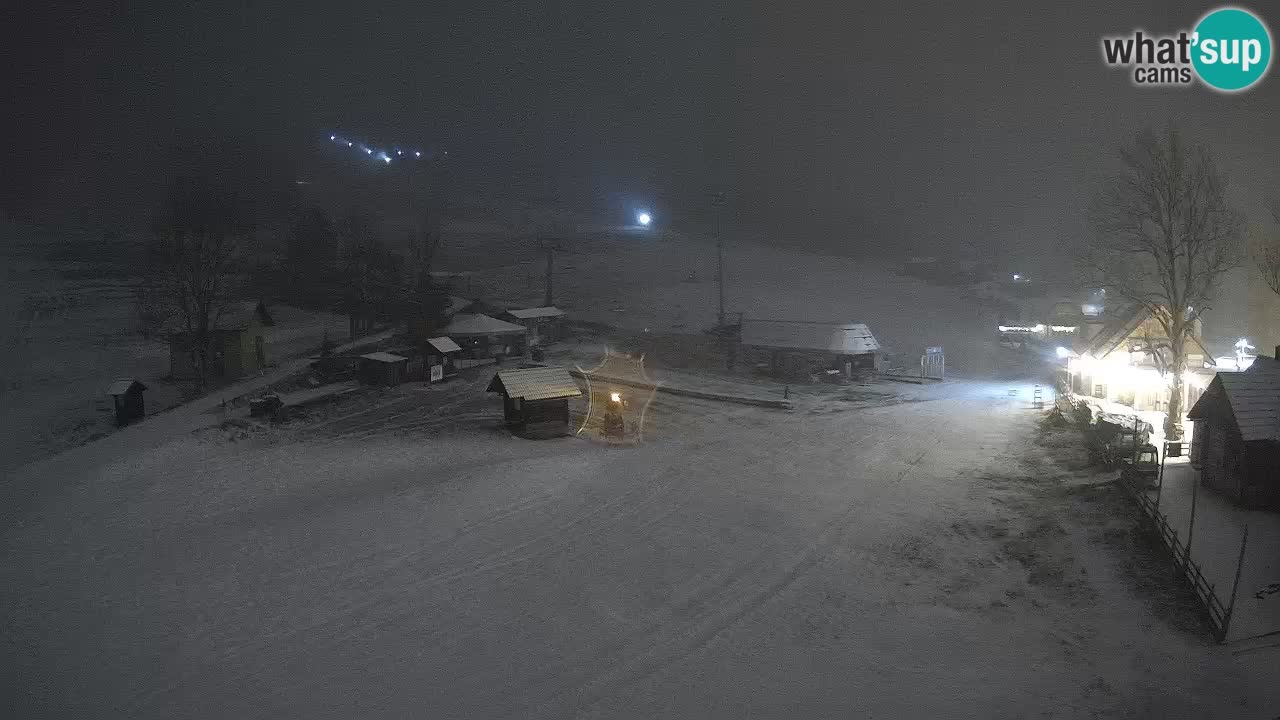 SKI Kranjska Gora webcam – Spiaggia – Piste Kekec e Mojca