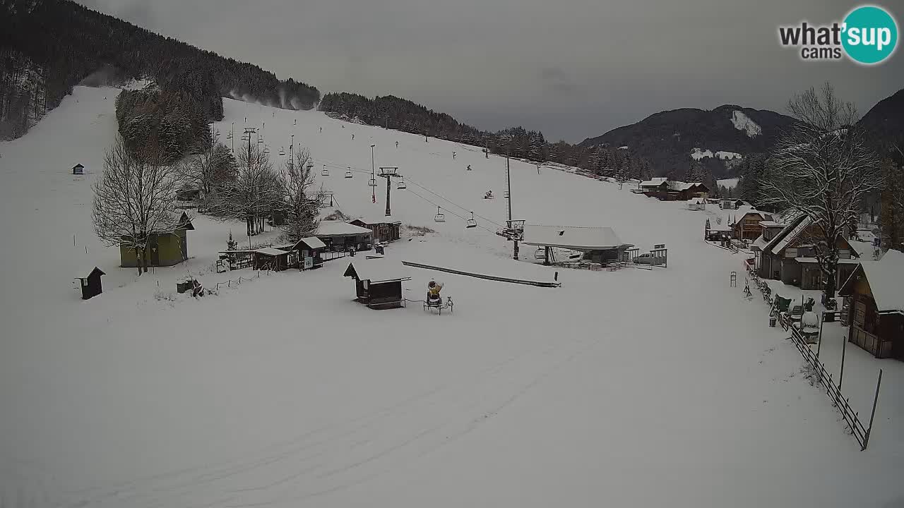 SKI Kranjska Gora webcam – Spiaggia – Piste Kekec e Mojca