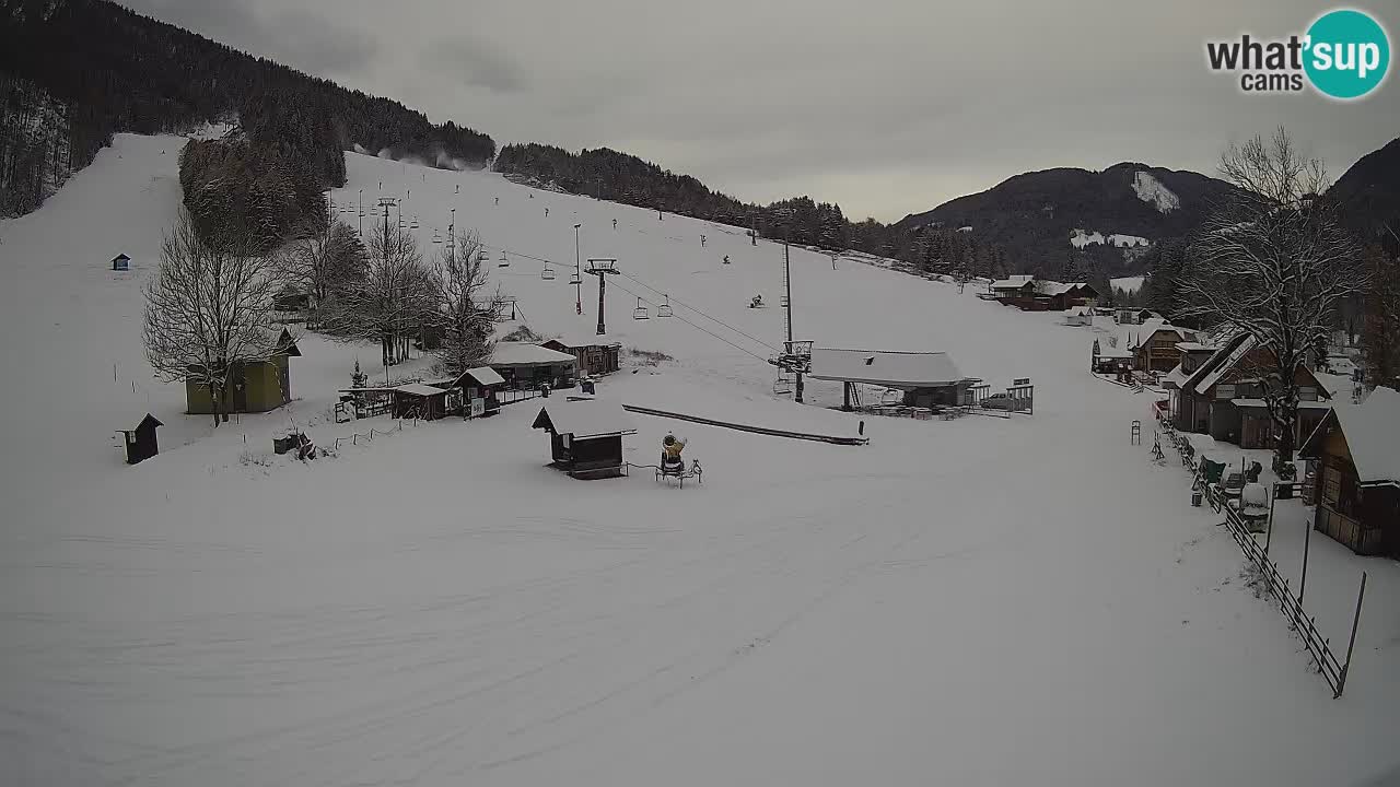 SKI Kranjska Gora webcam – Spiaggia – Piste Kekec e Mojca