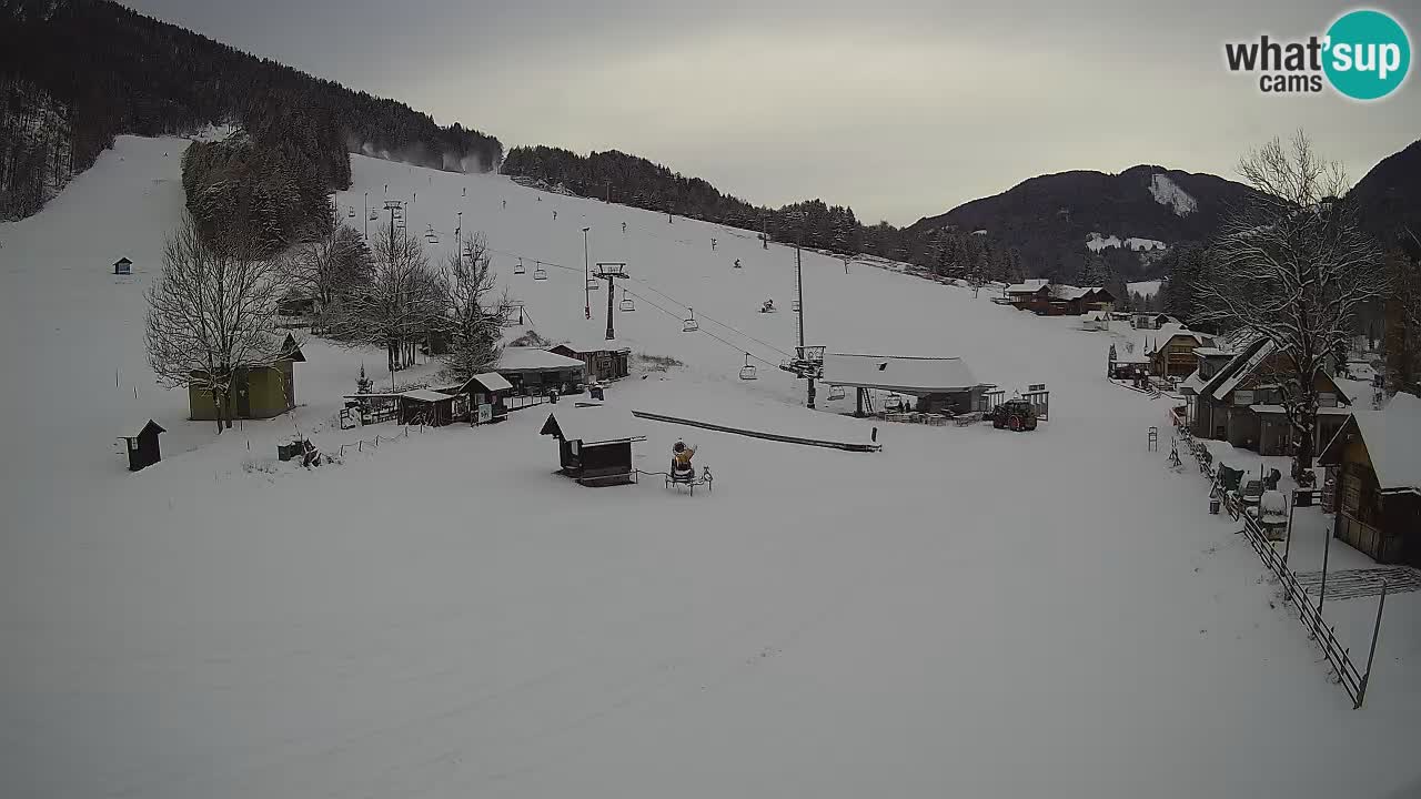 SKI Kranjska Gora webcam – Spiaggia – Piste Kekec e Mojca