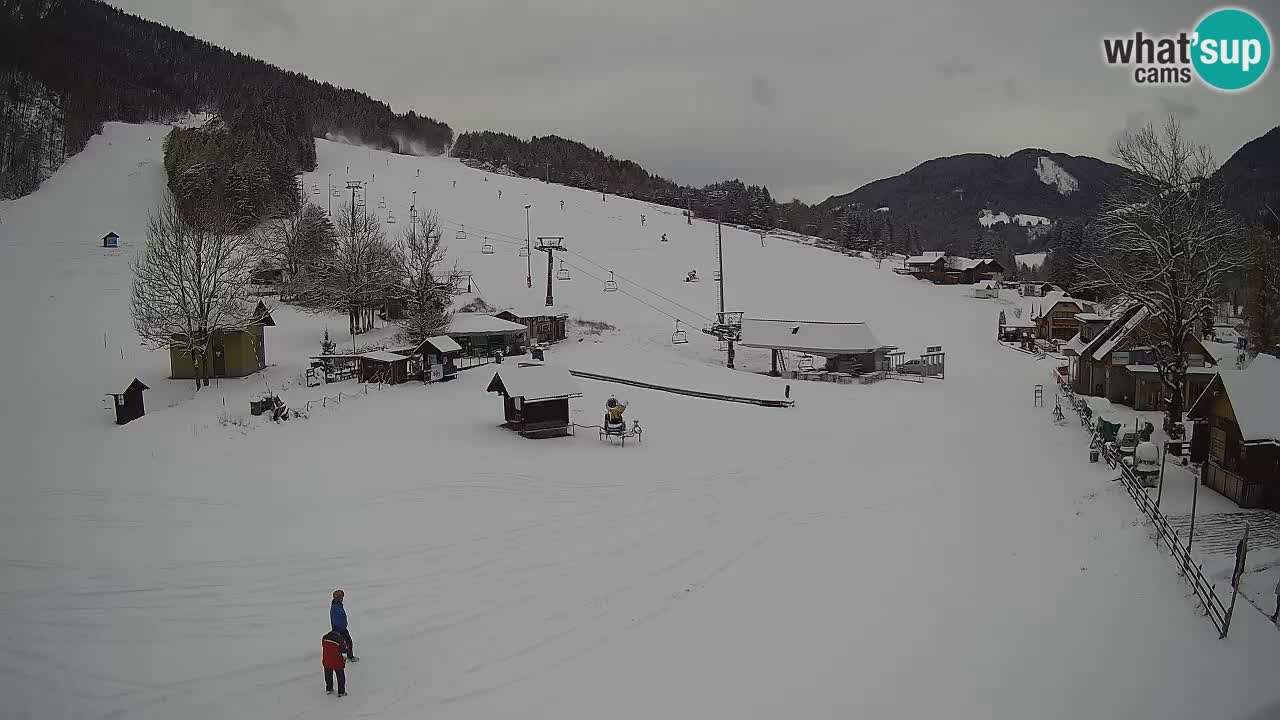 Kranjska Gora kamera Plaža – center dogajanja