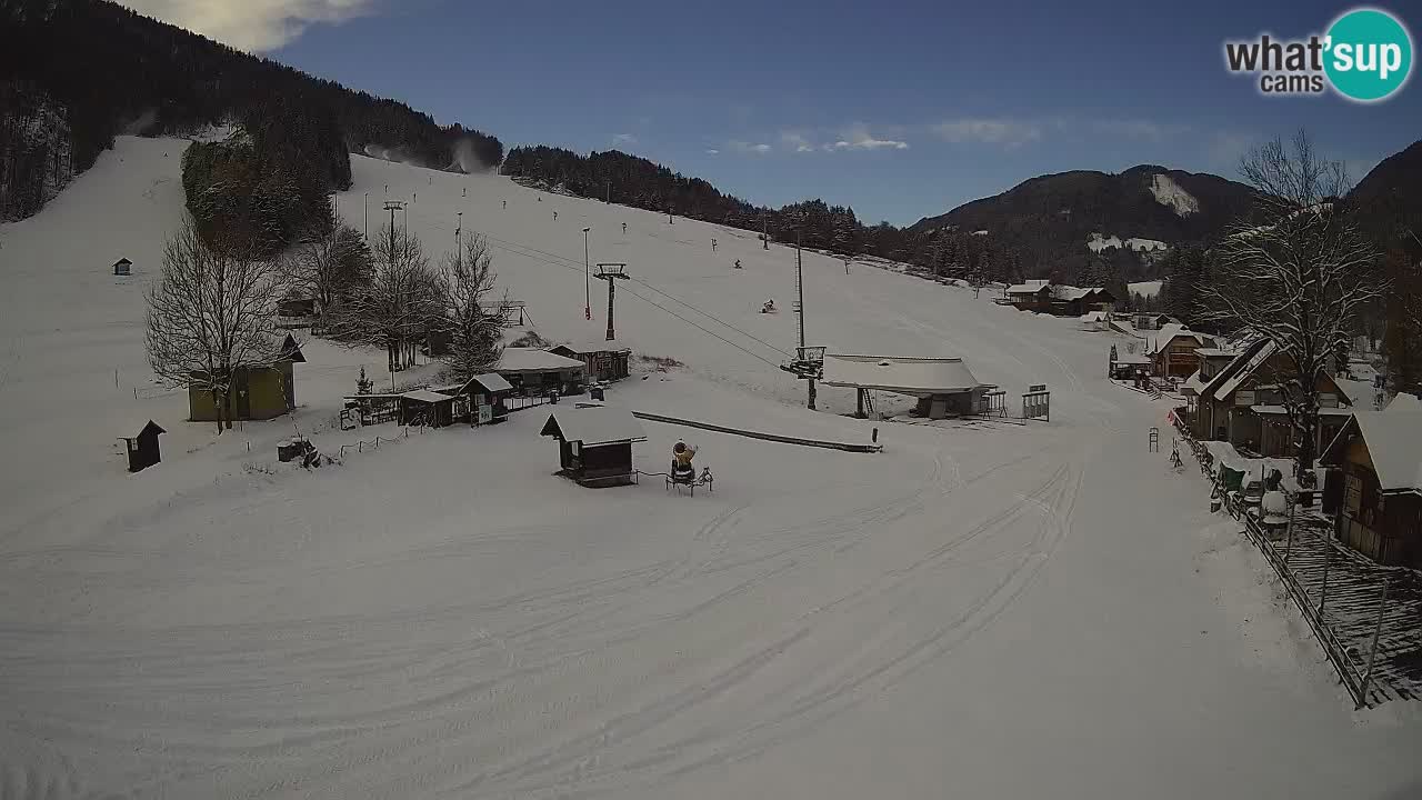 Kranjska Gora kamera Plaža – center dogajanja