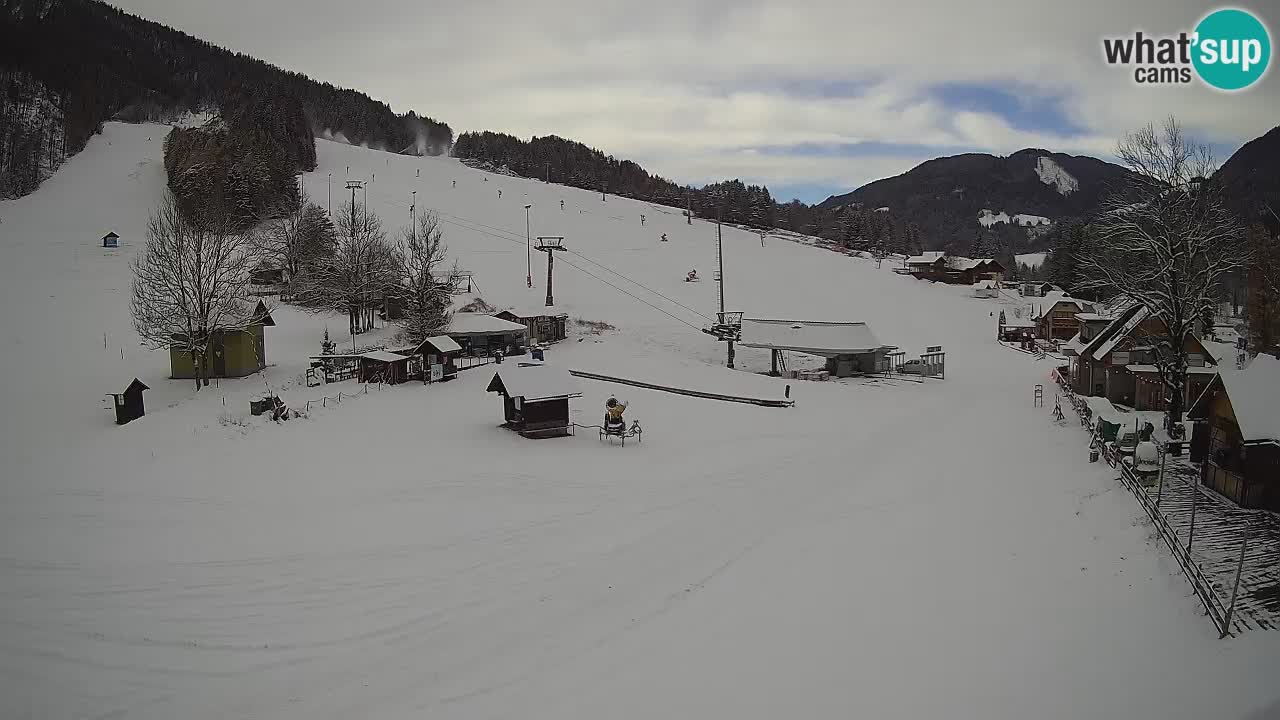 Kranjska Gora kamera Plaža – center dogajanja