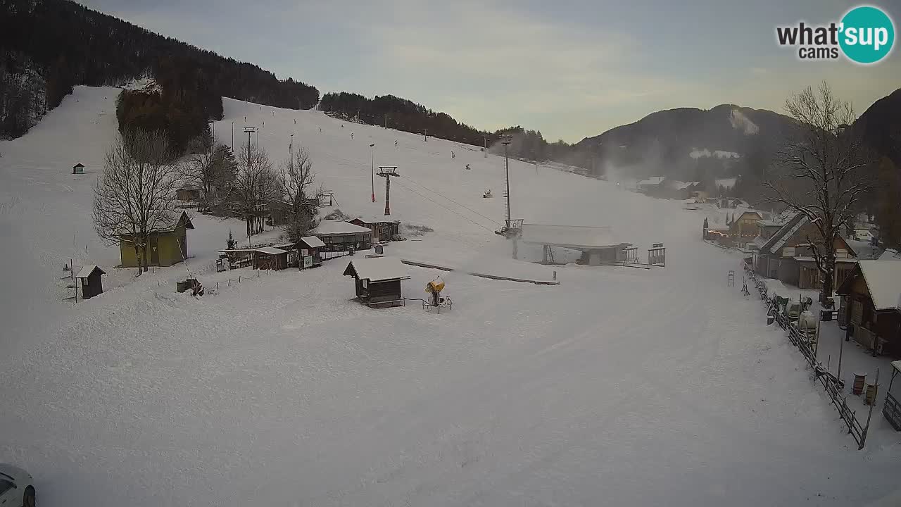 SKI Kranjska Gora webcam – Spiaggia – Piste Kekec e Mojca