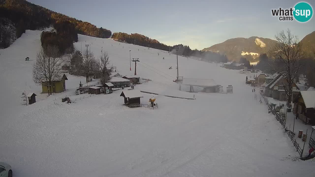 SKI Kranjska Gora webcam – Spiaggia – Piste Kekec e Mojca