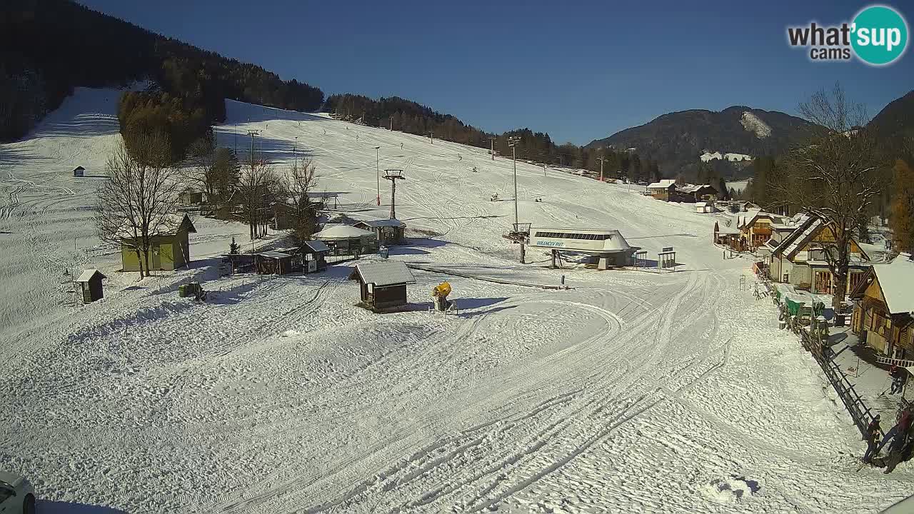 SKI Kranjska Gora webcam – Spiaggia – Piste Kekec e Mojca