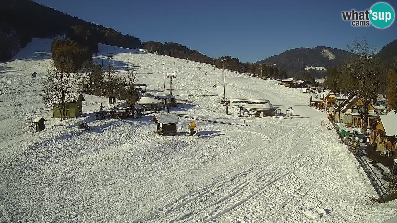 Kranjska Gora kamera Plaža – center dogajanja