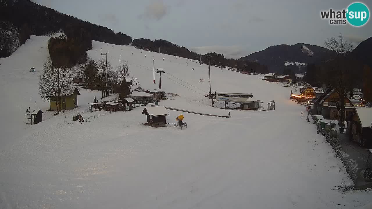 Kranjska Gora kamera Plaža – center dogajanja