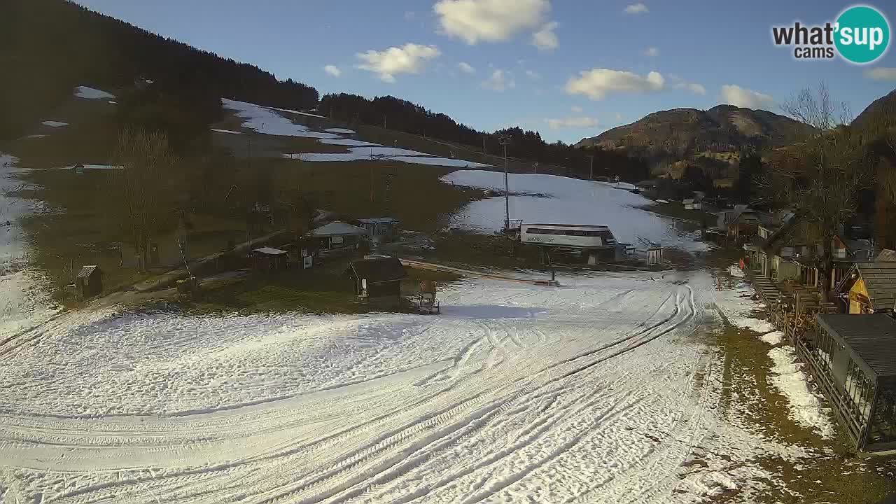 SKI Kranjska Gora webcam – Spiaggia – Piste Kekec e Mojca