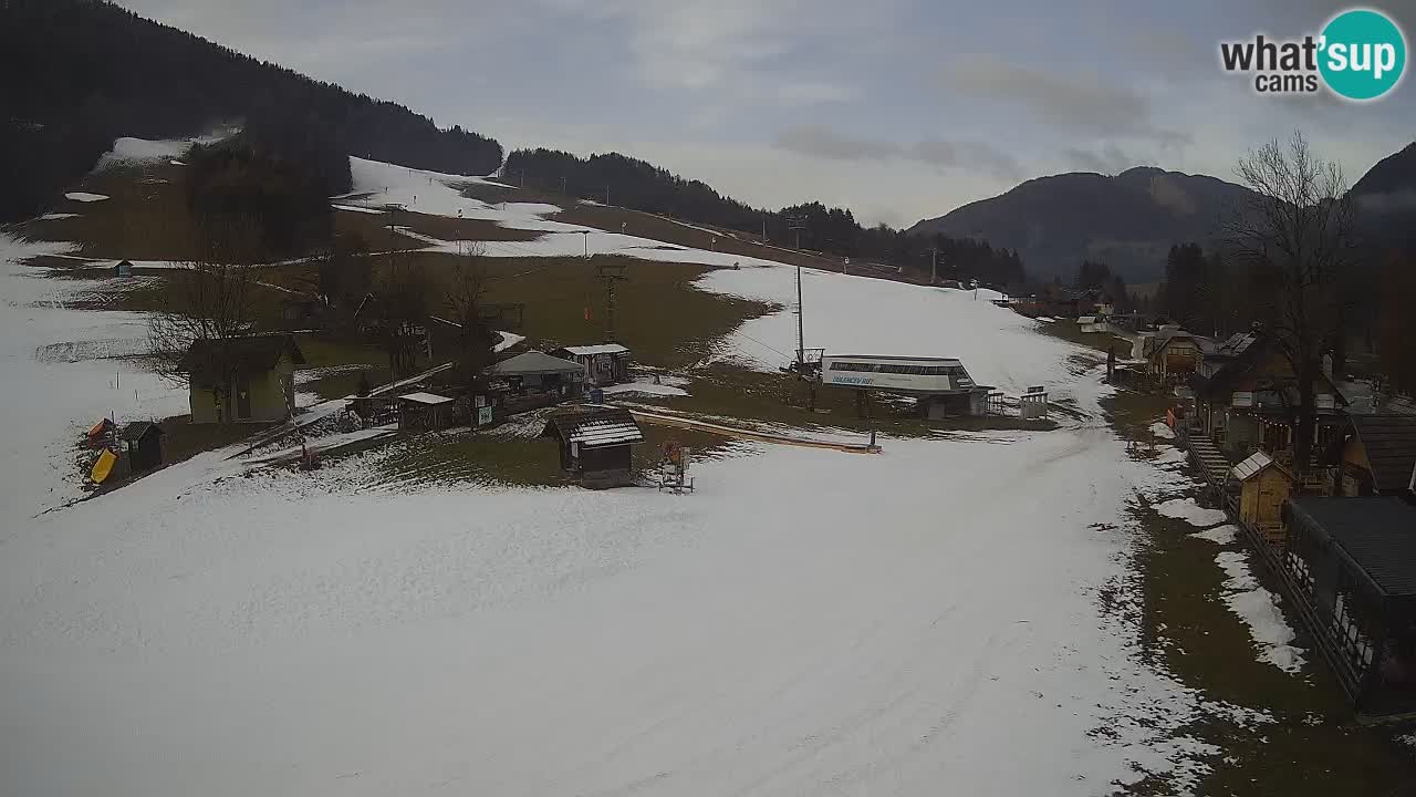 Kranjska Gora kamera Plaža – center dogajanja