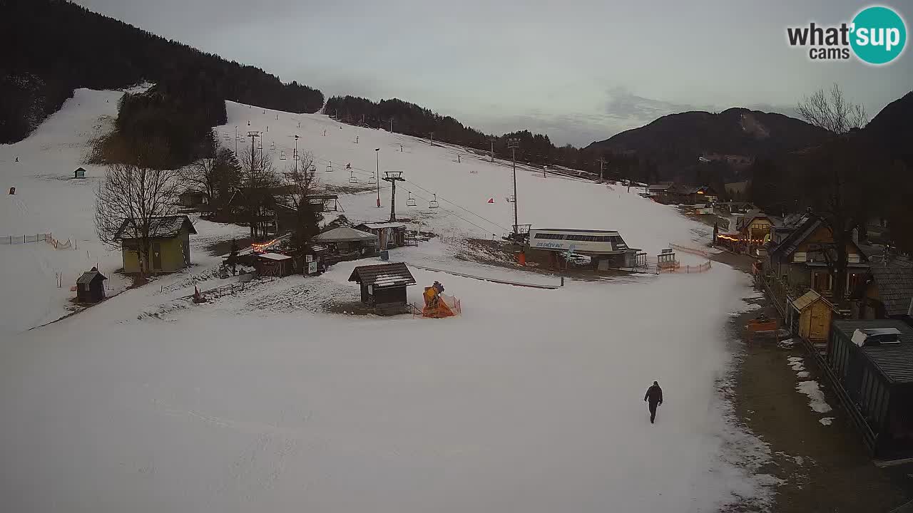 SKI Kranjska Gora webcam – Spiaggia – Piste Kekec e Mojca