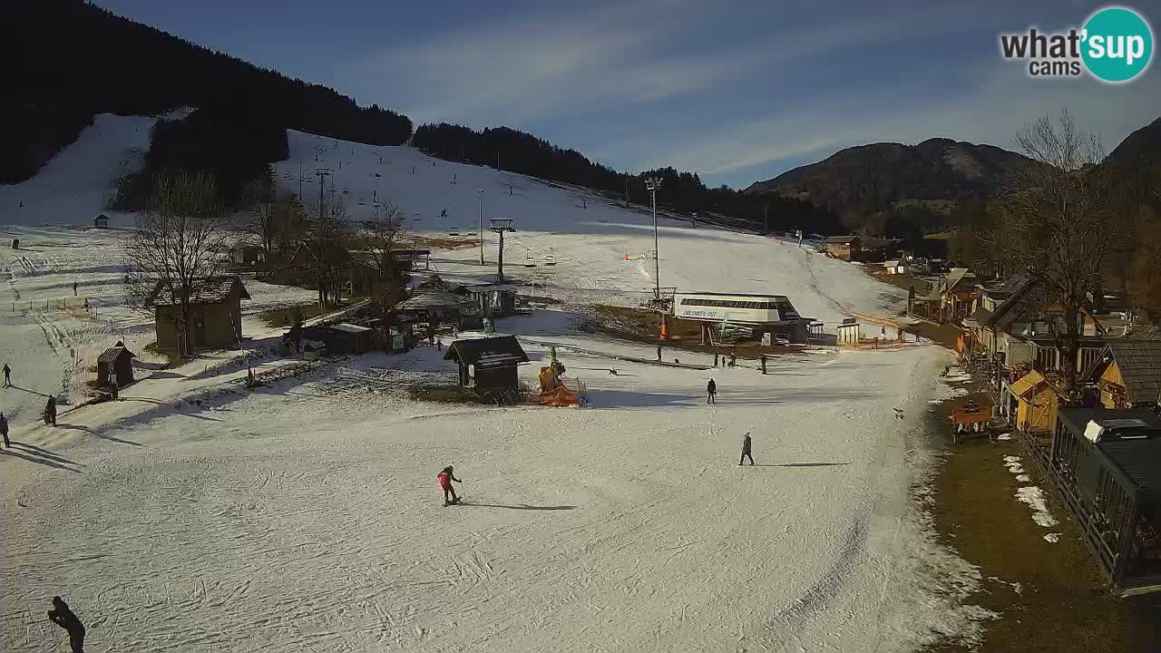 SKI Kranjska Gora webcam – Spiaggia – Piste Kekec e Mojca