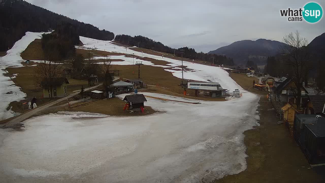 SKI Kranjska Gora webcam – Spiaggia – Piste Kekec e Mojca