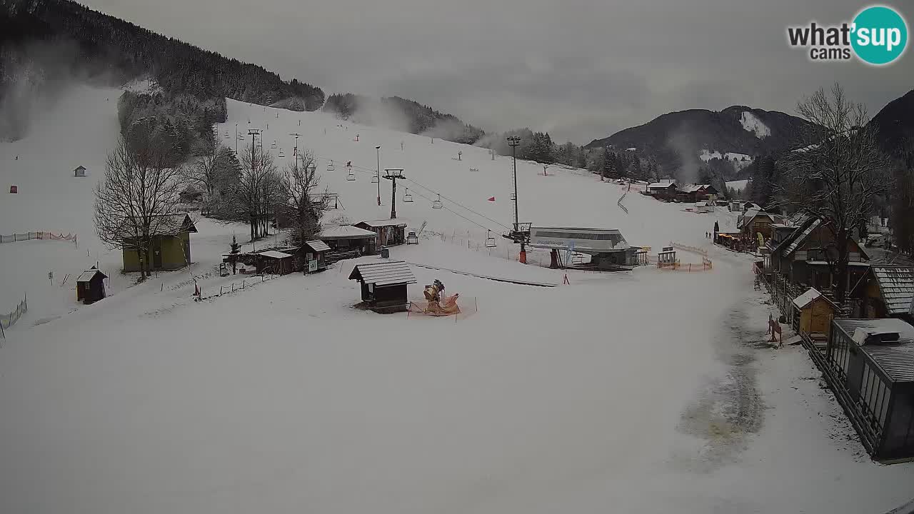 SKI Kranjska Gora webcam – Spiaggia – Piste Kekec e Mojca