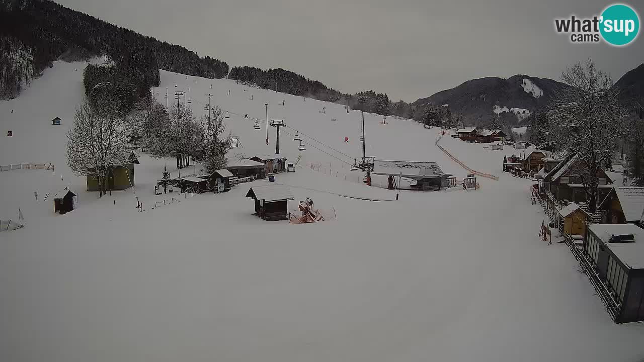 Kranjska Gora kamera Plaža – center dogajanja