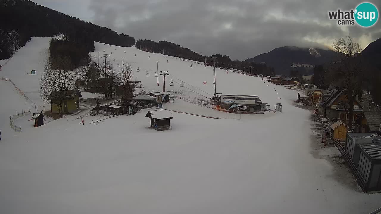 SKI Kranjska Gora webcam – Spiaggia – Piste Kekec e Mojca