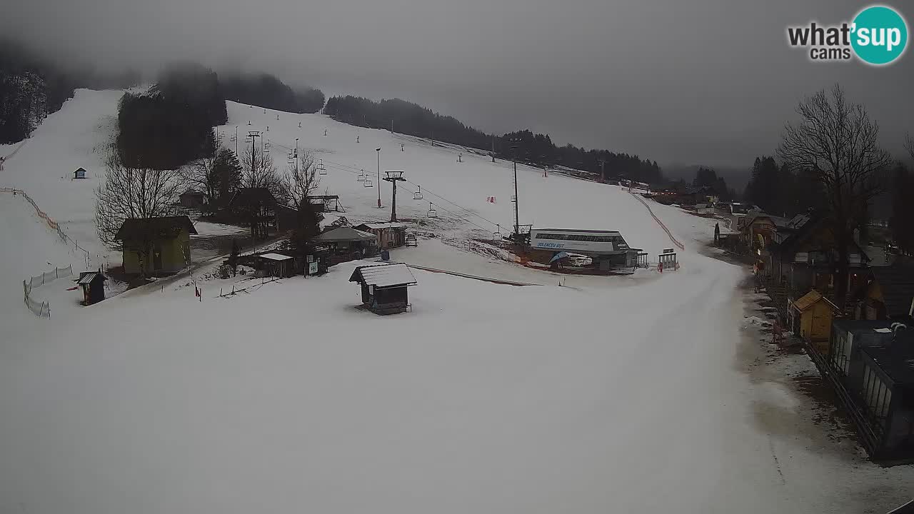 Kranjska Gora kamera Plaža – center dogajanja