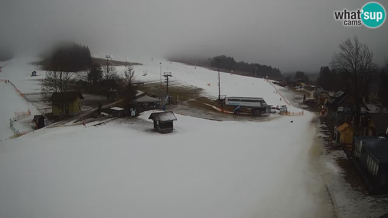 SKI Kranjska Gora webcam – Spiaggia – Piste Kekec e Mojca